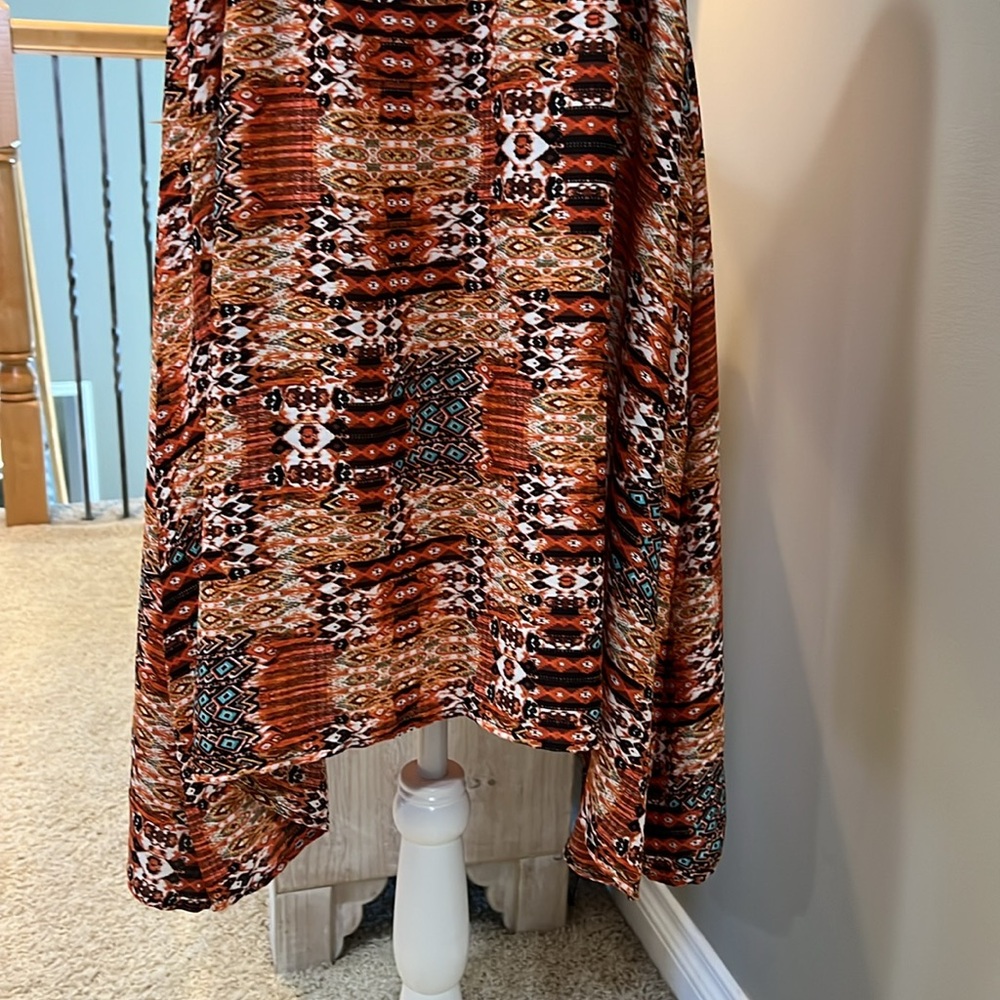 Ladies BELLINO Aztec Print Strappy Mini Dress M - Picture 6 of 9